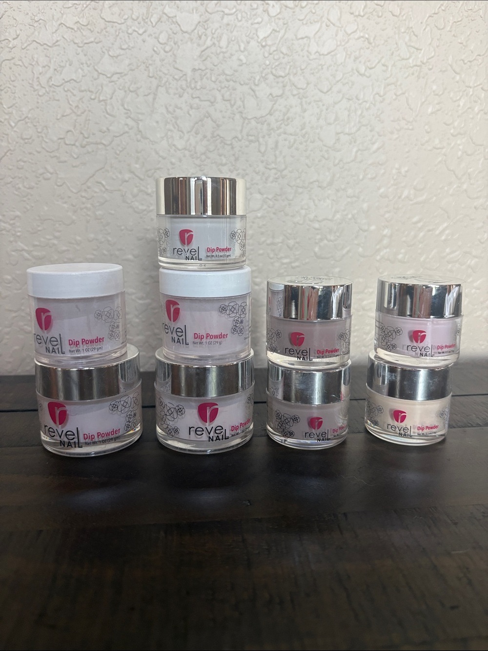 Revel Nail Dip Powder Jars - Neutral Shades